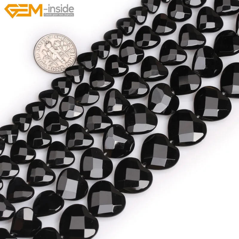 Gem-inside Selectable Size Natural Faceted Heart Black Agate Stone Beads For Jewelry Making Beads 15inch DIY Beads Jewellery
Gem-inside Selectable Size Natural Faceted Heart Black Agate Stone Beads For Jewelry Making Beads 15inch DIY Beads Jewellery