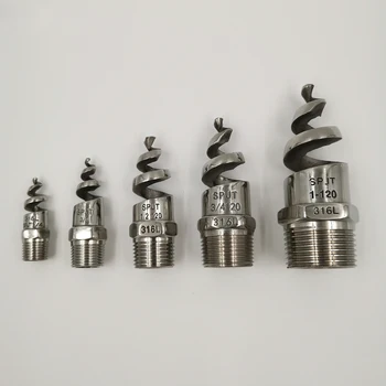 1PC 1/2" (DN15) 316L Stainless Steel Spiral Nozzle SPJT For Garden Dedusting Fire cone industrial desulfurization umbrella
1PC 1/2" (DN15) 316L Stainless Steel Spiral Nozzle SPJT For Garden Dedusting Fire cone industrial desulfurization umbrella
