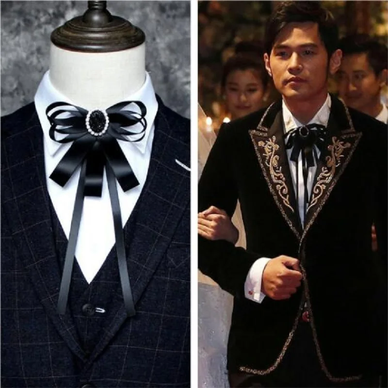WINSTBROK Ties For Men High Quality Men's British Bow Tie Wedding Party Bowknot Male Banquet Married Bride And Groom Bow Tie Set
WINSTBROK Ties For Men High Quality Men's British Bow Tie Wedding Party Bowknot Male Banquet Married Bride And Groom Bow Tie Set