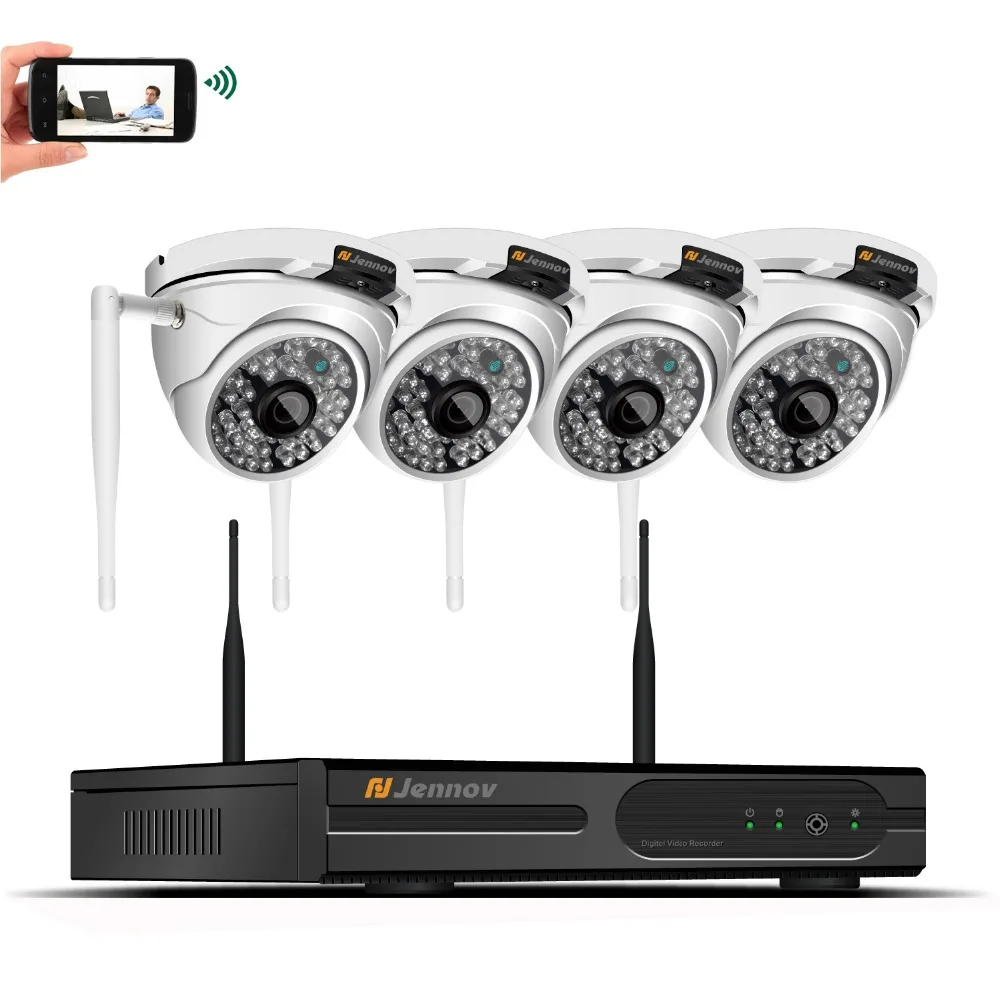 Einnov 4CH HD Wireless Outdoor Home Security Dome Camera System 960P Wifi Ip Kit CCTV Set NVR Video Surveillance Kit IR Camara
Einnov 4CH HD Wireless Outdoor Home Security Dome Camera System 960P Wifi Ip Kit CCTV Set NVR Video Surveillance Kit IR Camara