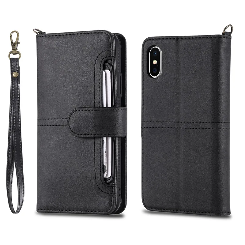With Strap Luxury Magnetic Flip Leather Wallet Activity Card Slot Holder Detachable Case for Apple iPhone 6 6S 7 8 Plus X
With Strap Luxury Magnetic Flip Leather Wallet Activity Card Slot Holder Detachable Case for Apple iPhone 6 6S 7 8 Plus X