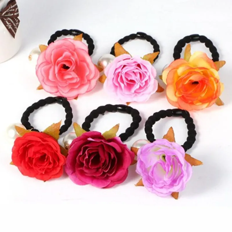 Fashion Women Beauty Simulation Flower Hair Rope Elastic Hair Bands Hair Accessories Girls Imitation Pearl Rubber Band Headwear
Fashion Women Beauty Simulation Flower Hair Rope Elastic Hair Bands Hair Accessories Girls Imitation Pearl Rubber Band Headwear