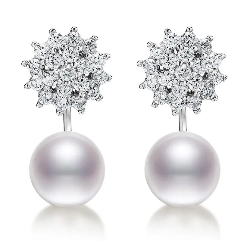 DMCEFP029 8-9MM Pearl Earrings Real 925 Sterling Silver Snowflake Pearl Earrings For Women
DMCEFP029 8-9MM Pearl Earrings Real 925 Sterling Silver Snowflake Pearl Earrings For Women