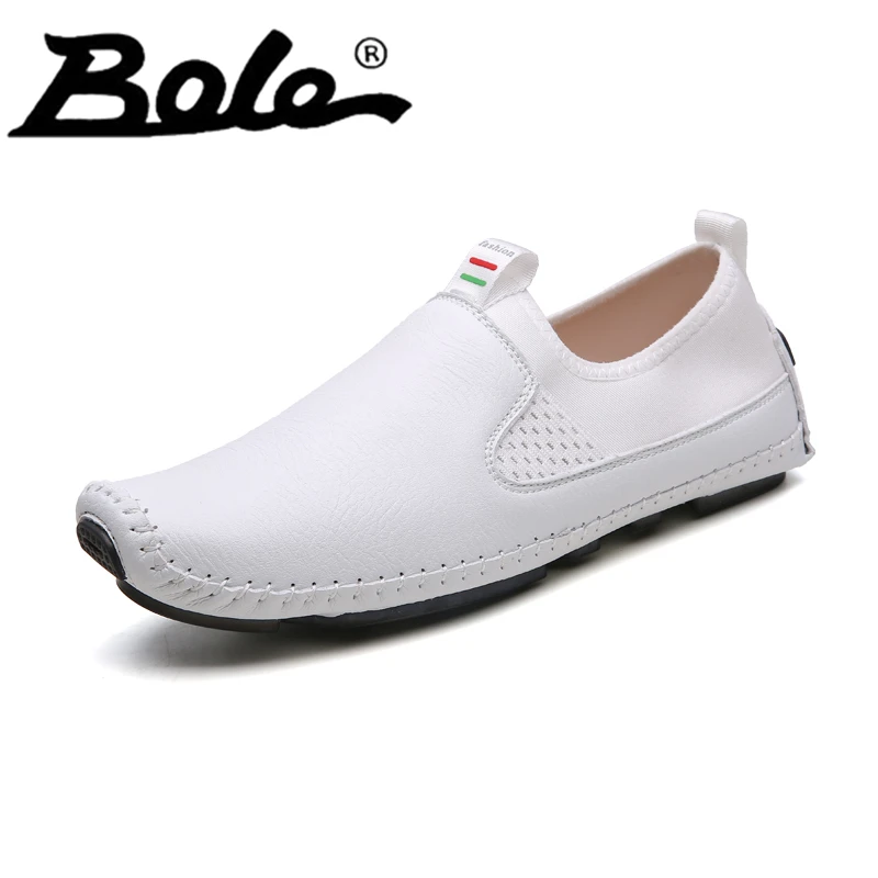 Men Peas Shoes Hand Made Casual Shoes Big Size47 Microfiber Leather Fashion Boats Shoes Men Loafers Hombre Zapatos Autumn Winter