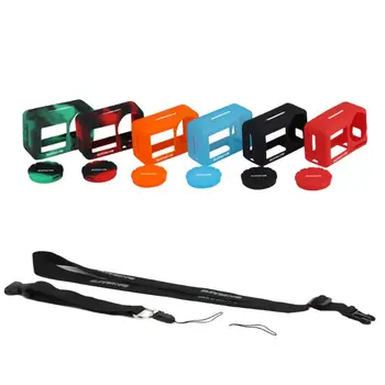 1Set Durable Anti Scratch Silicone Camera Cage Case Shell Lens Protective Cover with Lanyard for DJI Osmo Action Sports Camera
1Set Durable Anti Scratch Silicone Camera Cage Case Shell Lens Protective Cover with Lanyard for DJI Osmo Action Sports Camera