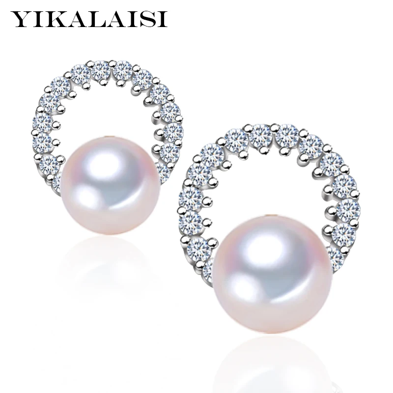 YIKALAISI 925 sterling Silver Jewelry New Fashion For Women 100% Natural Freshwater Pearl jewelry 6-7mm Stud Earrings
YIKALAISI 925 sterling Silver Jewelry New Fashion For Women 100% Natural Freshwater Pearl jewelry 6-7mm Stud Earrings