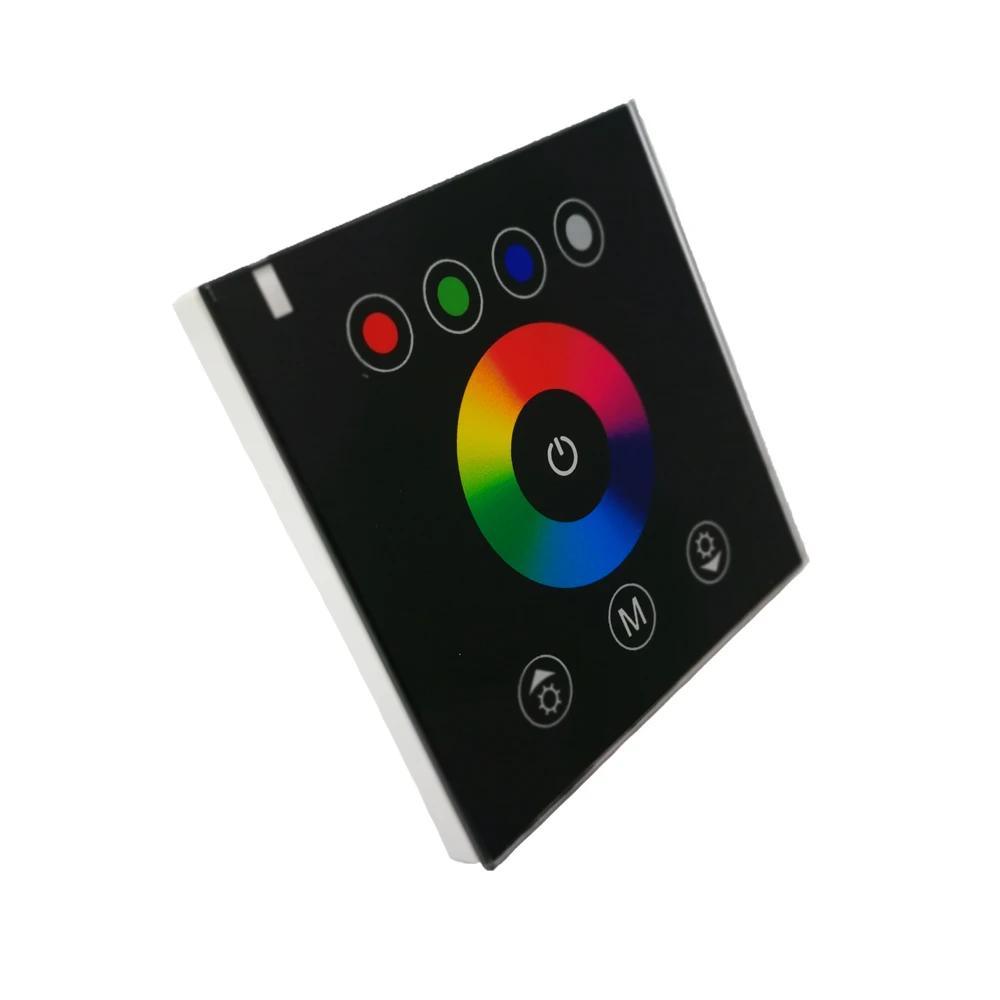 DC12V 4A*4CH Black Tempered Glass Panel Digital Touch Screen Dimmer Home Wall Light Switch For RGBW LED Strip Tape 4 Channel
DC12V 4A*4CH Black Tempered Glass Panel Digital Touch Screen Dimmer Home Wall Light Switch For RGBW LED Strip Tape 4 Channel