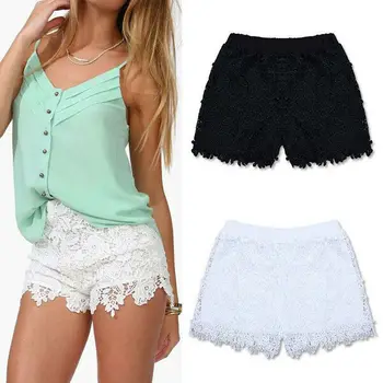 Lady Sexy Solid Shorts Summer Lace Floral Shorts New Mini Mesh Crochet Flower Tiered Clothing
Lady Sexy Solid Shorts Summer Lace Floral Shorts New Mini Mesh Crochet Flower Tiered Clothing