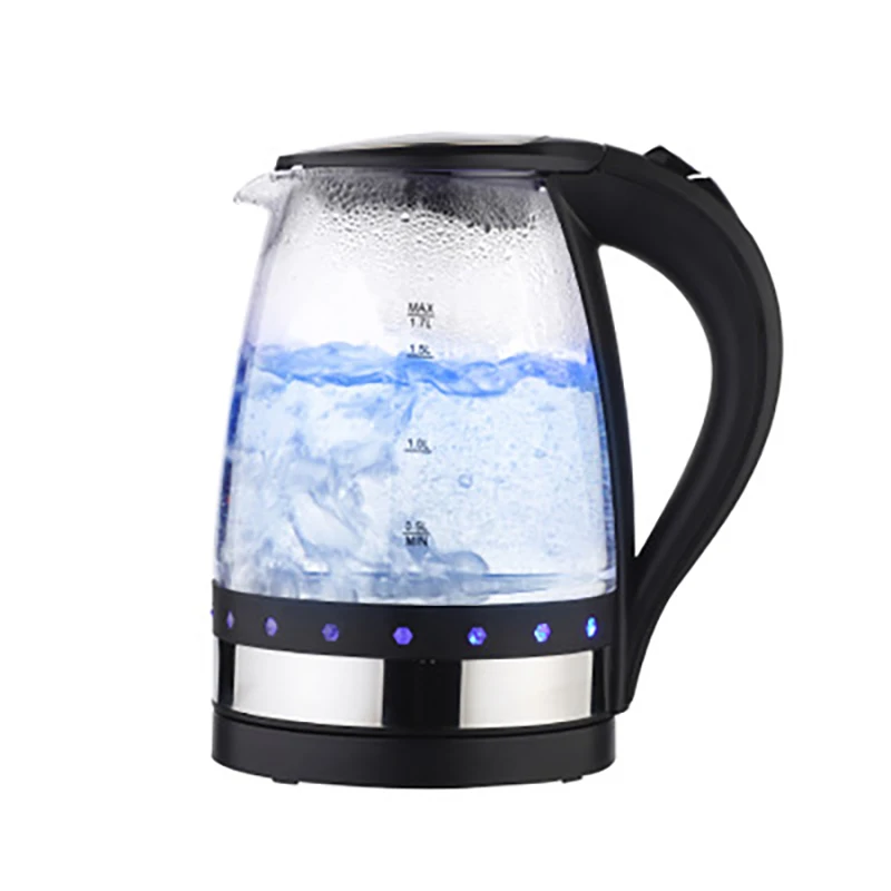 Glass Electric Kettle Auto-Power Off Water Boiler Glass Blue Light Heating Kettles Stainless Steel Anti-hot Electric Kettle
Glass Electric Kettle Auto-Power Off Water Boiler Glass Blue Light Heating Kettles Stainless Steel Anti-hot Electric Kettle