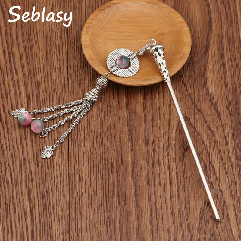 Seblasy New Fashion Bohemian Hair Jewelry Geometric Round Beads Flowers Tassel Hairpin for Women Headband Femme Bijuterias Gifts
Seblasy New Fashion Bohemian Hair Jewelry Geometric Round Beads Flowers Tassel Hairpin for Women Headband Femme Bijuterias Gifts