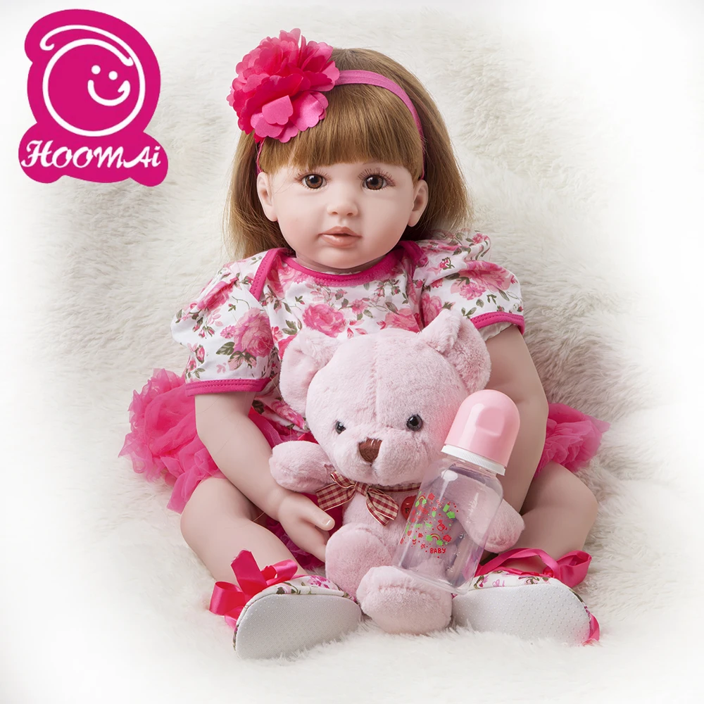 60cm Silicone Reborn Baby Doll Toys 24 inch Vinyl Princess Toddler Babies Dolls Girls Birthday Gift Present Child Play House Toy
60cm Silicone Reborn Baby Doll Toys 24 inch Vinyl Princess Toddler Babies Dolls Girls Birthday Gift Present Child Play House Toy