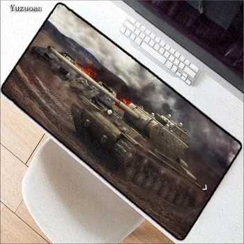 

Yuzuoan Big Promotion Gaming Rubber Mouse Pad Notbook Computer Optical Edge Mousepad Gamer World of Tanks Speed Mice Play mat