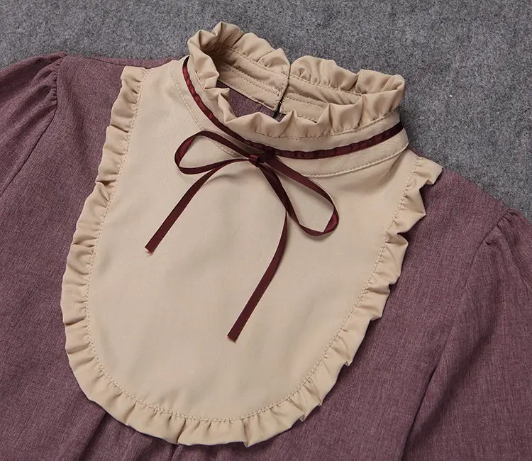 Japanese retro Lolita ruffled stand collar long sleeve shirt blouse 2018 mori girl
Japanese retro Lolita ruffled stand collar long sleeve shirt blouse 2018 mori girl