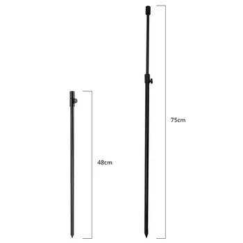 2PCS 48 - 75cm Carp Fishing Extending Stick Pole Aluminium alloy Bankstick Adjustable Swinger Bite Alarm Fishing Rod Rest
2PCS 48 - 75cm Carp Fishing Extending Stick Pole Aluminium alloy Bankstick Adjustable Swinger Bite Alarm Fishing Rod Rest