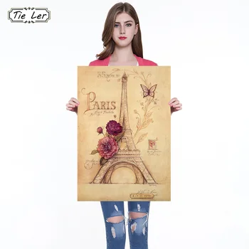 1PC Wall Decals Butterfly Paris Tower Paper Wall Sticker Home Decor Vintage Painting Poster
1PC Wall Decals Butterfly Paris Tower Paper Wall Sticker Home Decor Vintage Painting Poster