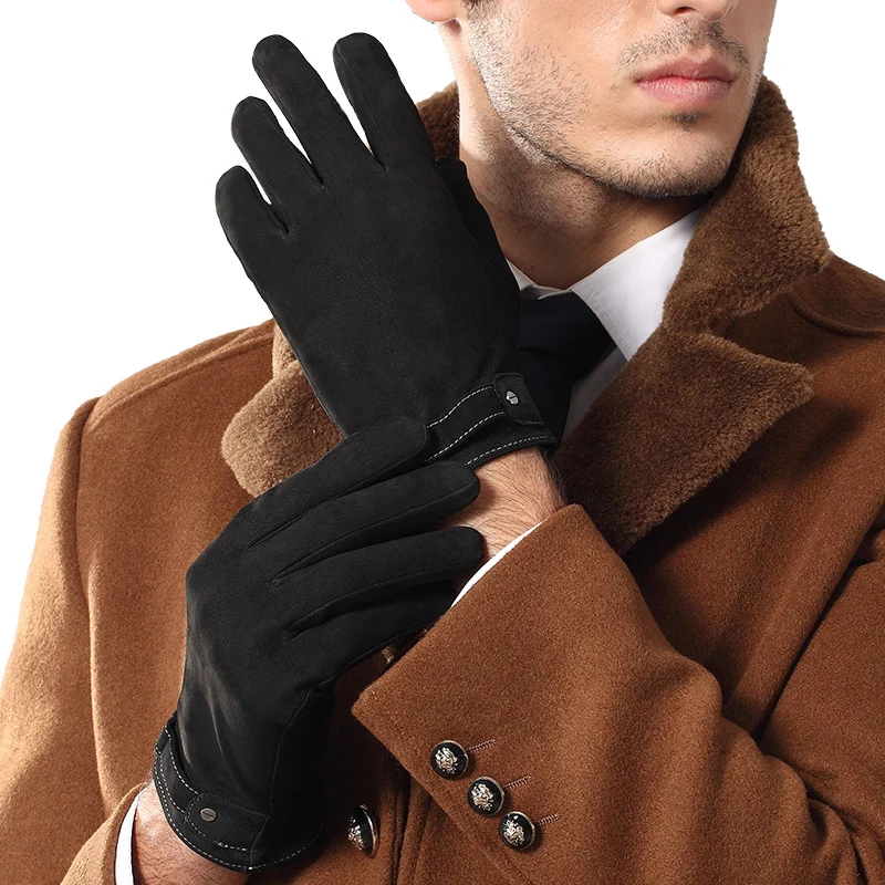 2020 NEW Genuine Leather Gloves Male Black Men Suede Sheepskin Gloves Autumn Winter Warm Plush Lined Driving Glove 9002
2020 NEW Genuine Leather Gloves Male Black Men Suede Sheepskin Gloves Autumn Winter Warm Plush Lined Driving Glove 9002