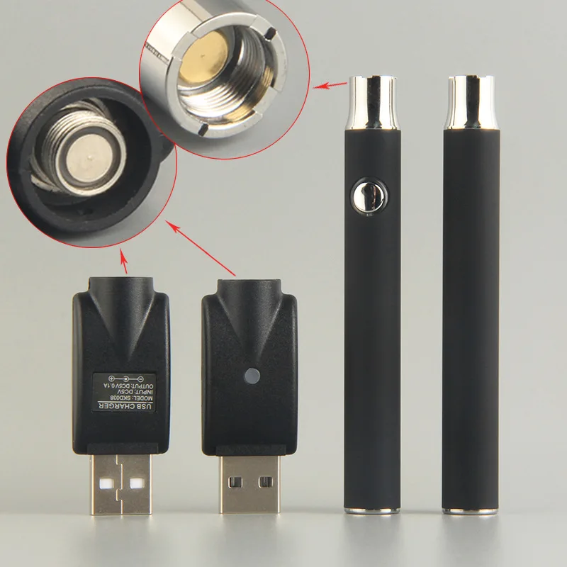 2PCS/lot Original Preheat Battery e-cigarette aper kit 510 button adjust voltage battery 350mah Battery vape kits vapor