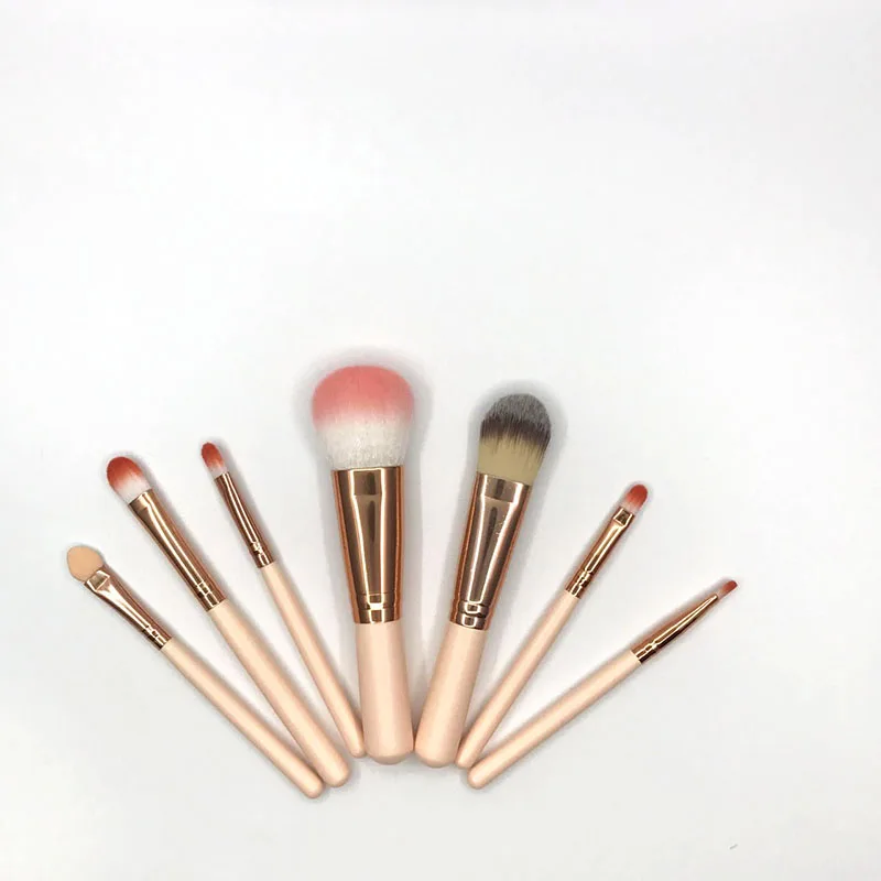 7Pcs Mini Makeup brush Set Pink Cosmetics Kit de pinceis de maquiagem high-end Make up Tool Hair Foundation Brushes Kit
7Pcs Mini Makeup brush Set Pink Cosmetics Kit de pinceis de maquiagem high-end Make up Tool Hair Foundation Brushes Kit