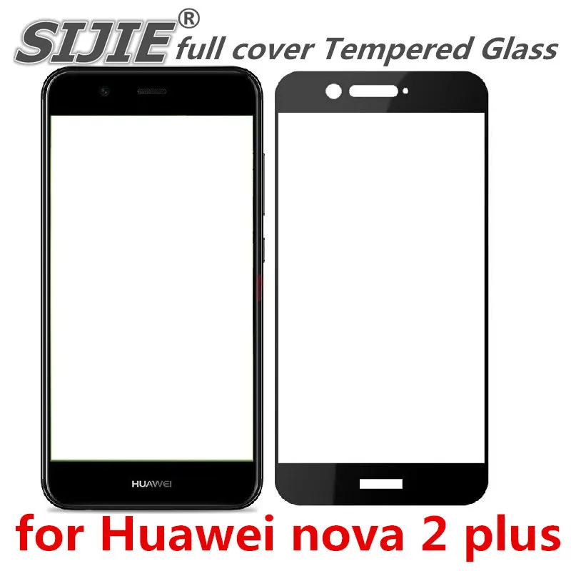 Закаленное стекло с полным покрытием для Huawei nova 2 plus 6-дюймовый экран Защитные