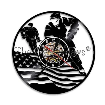 1Piece Ice Hockey Vinyl Clock Vintage Wall Clock Ice Sport Living Room Decor Handmade Gift For Hockey Lover
1Piece Ice Hockey Vinyl Clock Vintage Wall Clock Ice Sport Living Room Decor Handmade Gift For Hockey Lover