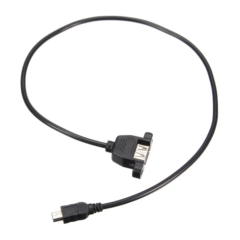 High Quality Mini USB 5 pin Male to USB 2.0 B Female Adapter Socket Printer Panel Mount Cable Extension Cord Adapter Cable 50cm
High Quality Mini USB 5 pin Male to USB 2.0 B Female Adapter Socket Printer Panel Mount Cable Extension Cord Adapter Cable 50cm