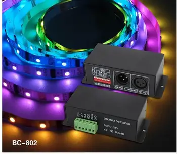 BC-802-9813 DMX512 Signal Decoder P9813 decdoer LED9813 IC strip signal decoder DMX512 decoder DMX controller
BC-802-9813 DMX512 Signal Decoder P9813 decdoer LED9813 IC strip signal decoder DMX512 decoder DMX controller