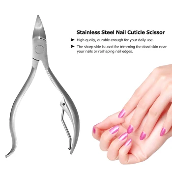 Professional Nail Cuticle Scissor Stainless Steel Nail Clippers Nipper Toe Finger Nail Files Helper Nail Art Manicure Tool
Professional Nail Cuticle Scissor Stainless Steel Nail Clippers Nipper Toe Finger Nail Files Helper Nail Art Manicure Tool
