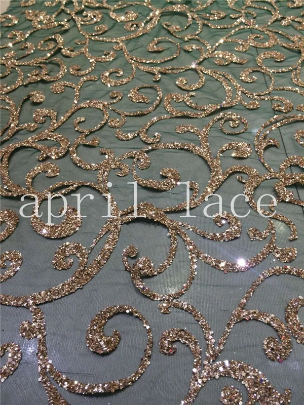 5 yards hl013 black net mesh champagne gold glued glitter tulle lace for party/sawing/evening dress/prom dress
5 yards hl013 black net mesh champagne gold glued glitter tulle lace for party/sawing/evening dress/prom dress