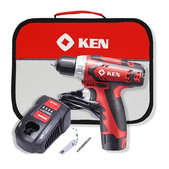 

KEN lithium electric drill, BL6112CB multi-function 12V hand drill, electric screwdriver, equipped with a 1.5A battery, a charge