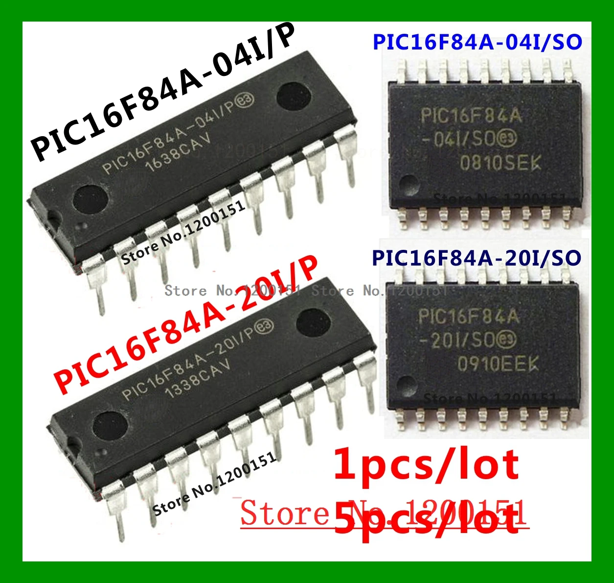 PIC16F84A PIC16F84A-04I/P PIC16F84A-20I/P DIP18 PIC16F84A-04I/SO PIC16F84A-20I/SO SOP18
PIC16F84A PIC16F84A-04I/P PIC16F84A-20I/P DIP18 PIC16F84A-04I/SO PIC16F84A-20I/SO SOP18