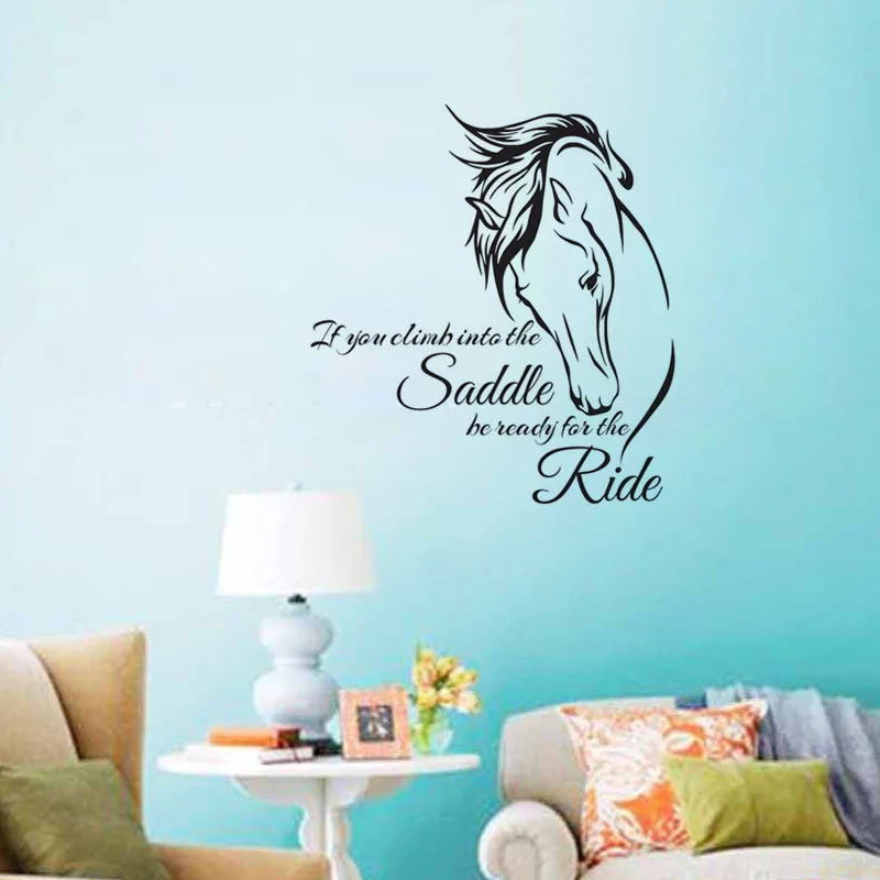 The Saddle Horse Wall Stickers Vinyl Art Wall Decor Stickers Self Adhesive Wall Stickers Home Decoration
The Saddle Horse Wall Stickers Vinyl Art Wall Decor Stickers Self Adhesive Wall Stickers Home Decoration