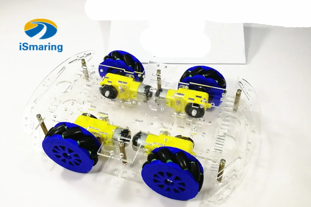 4wd Mecanum Wheel Smart Car Chassis With TT Motor For Arduino Acrylic Plate DIY Intelligent Robot Car Model RC Toy Remote
4wd Mecanum Wheel Smart Car Chassis With TT Motor For Arduino Acrylic Plate DIY Intelligent Robot Car Model RC Toy Remote