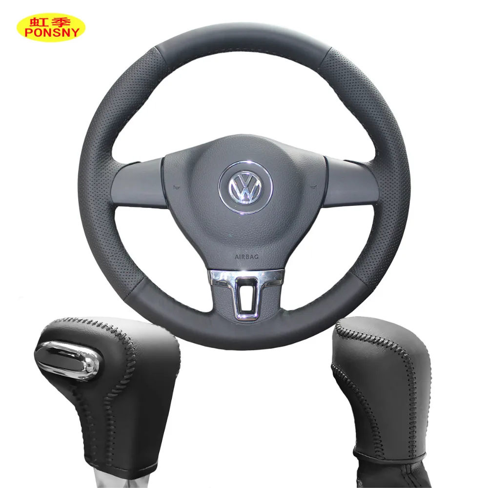 PONSNY Car Gear/Steering Genuine Leather Covers Case for Volkswagen VW Lavida Tiguan Passat Magotan Touran Auto Cover
PONSNY Car Gear/Steering Genuine Leather Covers Case for Volkswagen VW Lavida Tiguan Passat Magotan Touran Auto Cover