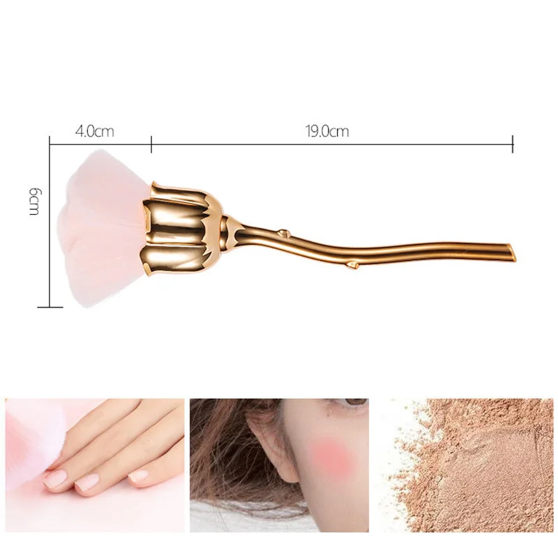 Aluminum Handle Nail Soft Dust Cleaner Cleaning Brush Gel Powder Removal Tools Rose Nail Powder Remover Makeup Brush Tool
Aluminum Handle Nail Soft Dust Cleaner Cleaning Brush Gel Powder Removal Tools Rose Nail Powder Remover Makeup Brush Tool