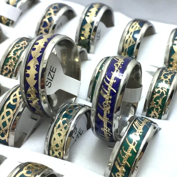 Bulk 50PCS Silver Tone Temperature Change Color Ring Unisex Mood Emotion Feeling Changeable Band Ring Stainless Steel Jewelry
Bulk 50PCS Silver Tone Temperature Change Color Ring Unisex Mood Emotion Feeling Changeable Band Ring Stainless Steel Jewelry