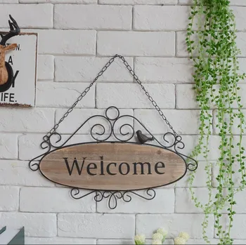 Rural retro wrought iron decorative logs listed fashion shops bar welcome close board
Rural retro wrought iron decorative logs listed fashion shops bar welcome close board