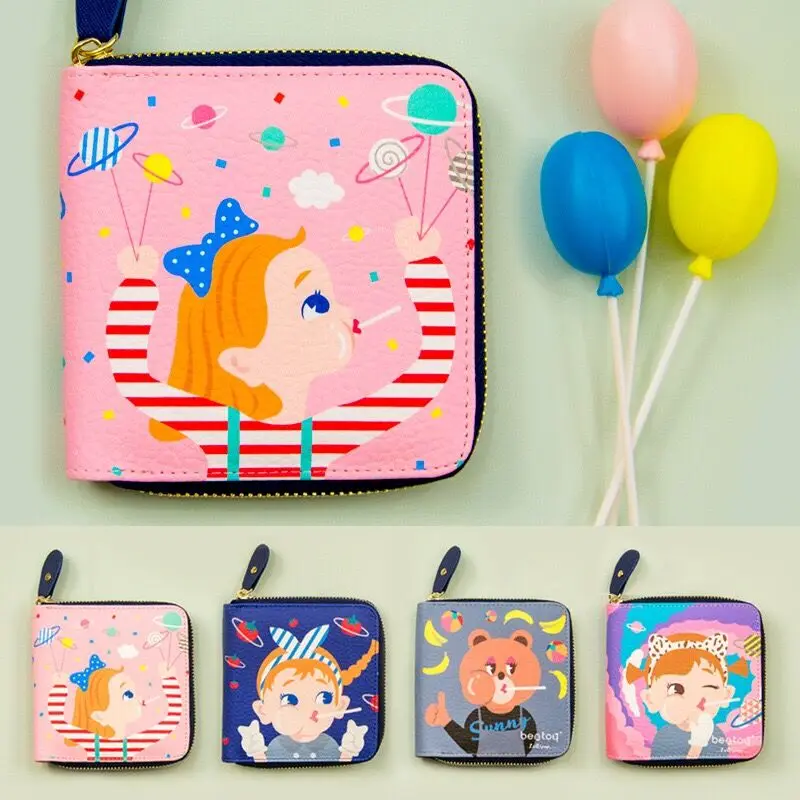 Funny Bear Cute Sunny Angel Mini Wallets Cute Women Female Short Purses Girl Wallet Bentoy PU Leather Coin Pocket Card Holder
Funny Bear Cute Sunny Angel Mini Wallets Cute Women Female Short Purses Girl Wallet Bentoy PU Leather Coin Pocket Card Holder
