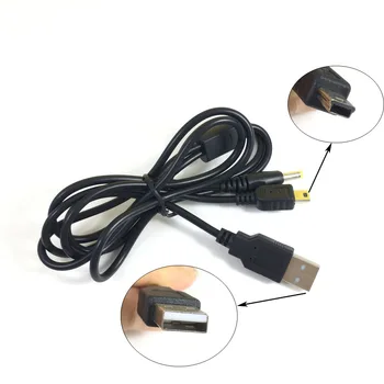 

JCD High Quality 2 in 1 USB Data Transfer Charge Charger Cable Cord for Sony for PSP 1000 2000 3000 To PC