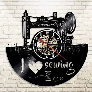 1Piece I Love Sewing Retro Sewing Machine Vinyl Record Wall Clock Quilting Needlework Handmade Wall Decor Art Modern Wall Clock
1Piece I Love Sewing Retro Sewing Machine Vinyl Record Wall Clock Quilting Needlework Handmade Wall Decor Art Modern Wall Clock