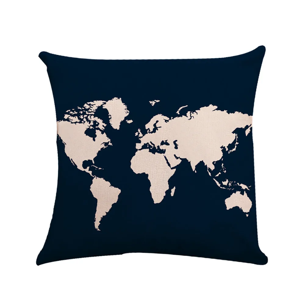 New Fashion Map Pillow Cover Linen Square Throw Flax Pillow Case Decorative Map Cushion Pillow Covers Sofa Car Decoration
New Fashion Map Pillow Cover Linen Square Throw Flax Pillow Case Decorative Map Cushion Pillow Covers Sofa Car Decoration
