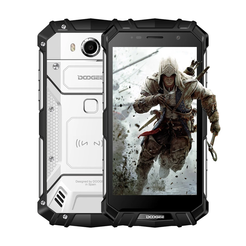 DOOGEE S60 IP68 Водонепроницаемый 4G смартфон Helio P25 Octa Core 6 Гб 64 5 2 "Android 7 0 5580 мА/ч 21.0MP