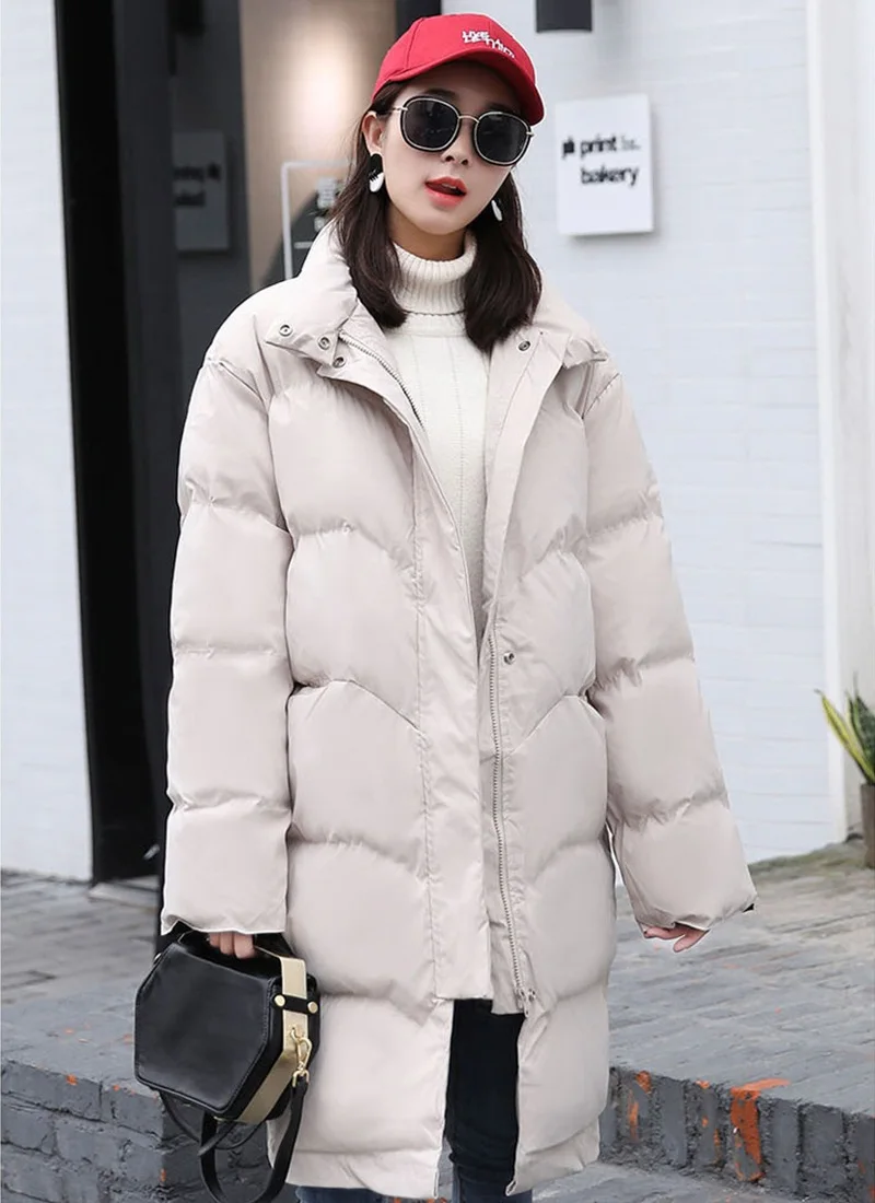 Thick Winter Jacket Women 2018 Parkas Plus Size Warm Long Coat Women Slim Down Jacket Female Cotton-Padded Parkas Women