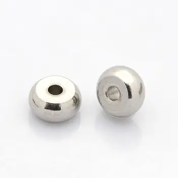 20pcs Flat Round 304 Stainless Steel Beads Jewelry Findings 10x5mm, Hole: 3mm ,Stainless Steel Color
20pcs Flat Round 304 Stainless Steel Beads Jewelry Findings 10x5mm, Hole: 3mm ,Stainless Steel Color