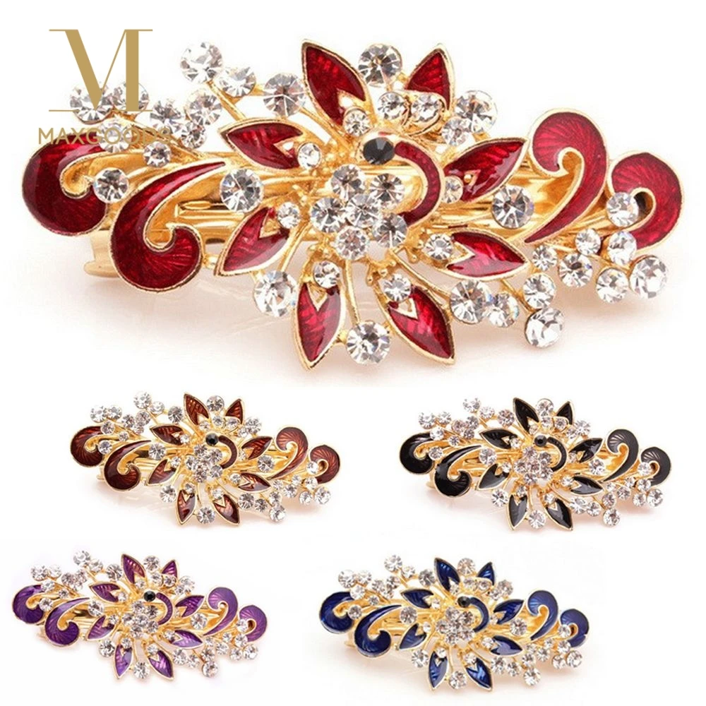 1 Pcs Fashion Colorful Shinning Crystal Peacock Hairpin Hair Clip Barrettes for Women Girl Jewelry
1 Pcs Fashion Colorful Shinning Crystal Peacock Hairpin Hair Clip Barrettes for Women Girl Jewelry
