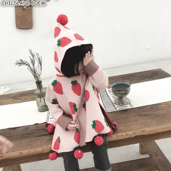 Baby Sweater Knitted Baby Girl Sweater Cloak Pompom Girls Cardigans Christmas Kids Sweaters Coat Toddler Sweater For Girls
Baby Sweater Knitted Baby Girl Sweater Cloak Pompom Girls Cardigans Christmas Kids Sweaters Coat Toddler Sweater For Girls
