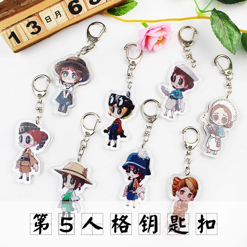 28 type Game Identity V Acrylic Keychain Lucky Guy Gardener Doctor Lawyer Magician Explorer Mechanic Coordinator Pendant Keyring
28 type Game Identity V Acrylic Keychain Lucky Guy Gardener Doctor Lawyer Magician Explorer Mechanic Coordinator Pendant Keyring