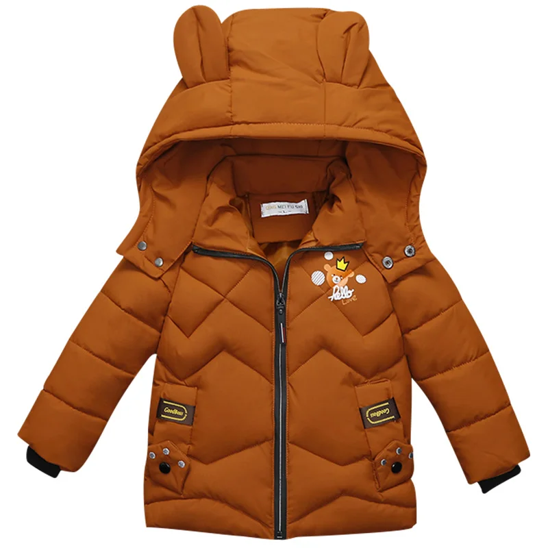 2019 Stylish Baby Boys Jackets Winter wear outerwear Cartoon bear print decoration Kids Warm Hooded Children Outerwear Coat
2019 Stylish Baby Boys Jackets Winter wear outerwear Cartoon bear print decoration Kids Warm Hooded Children Outerwear Coat