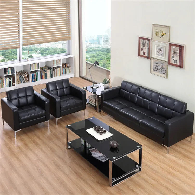 Online Whole European Style Office Furniture Set From Office Sofa Commercial Furniture Hotel Coffee Pu Three Pieces Sets