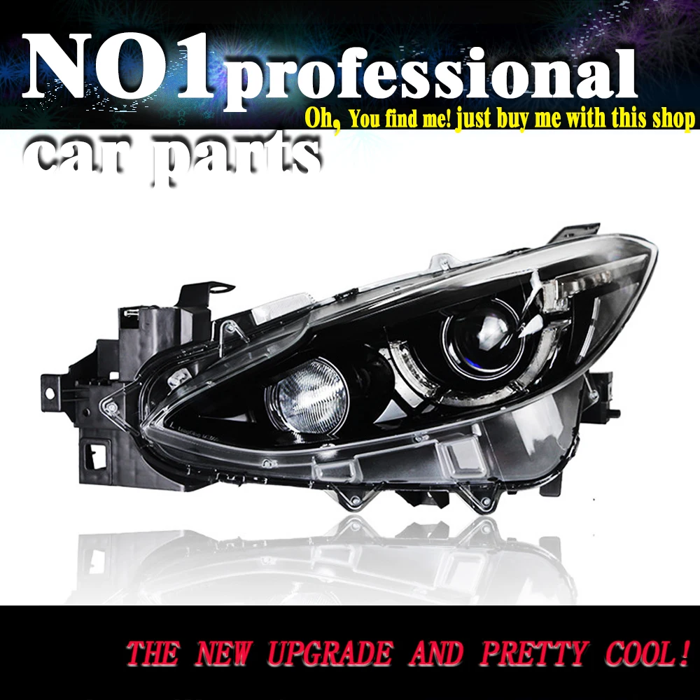 OUMIAO Style LED Head Lamp for Mazda 3 led headlights 2014-2016 FOR Axela drl H7 hid Bi-Xenon Lens low beam
OUMIAO Style LED Head Lamp for Mazda 3 led headlights 2014-2016 FOR Axela drl H7 hid Bi-Xenon Lens low beam
