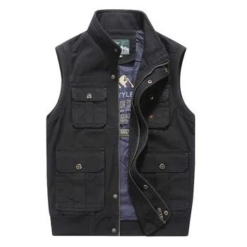 Spring Autumn 8XL Plus Size Cotton Fashion Vest Big Pocket Sleeveless Jacket Coat Men Casual Waistcoat Male Clothes
Spring Autumn 8XL Plus Size Cotton Fashion Vest Big Pocket Sleeveless Jacket Coat Men Casual Waistcoat Male Clothes